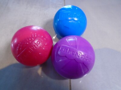 FISHER PRICE SET OF REPLACEMENT TOY BALLS GOLF BALL