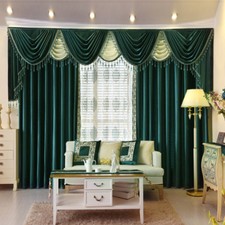 Tenda di lusso semplice moderna europea addensare Italia tessuto velluto tulle E906