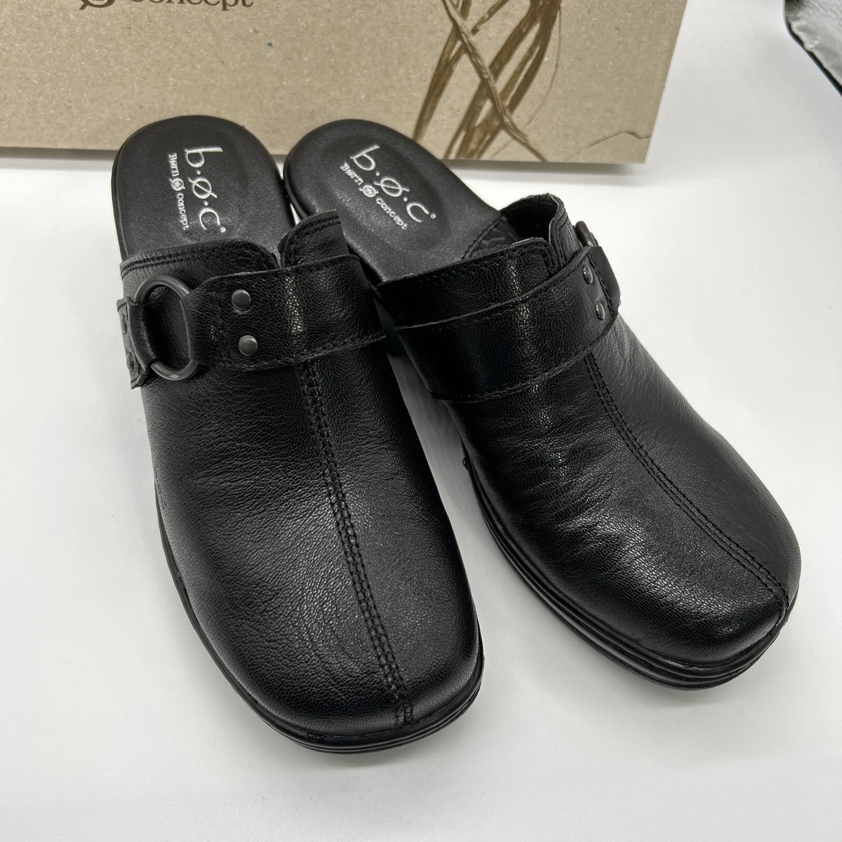 Boc black cheap mules
