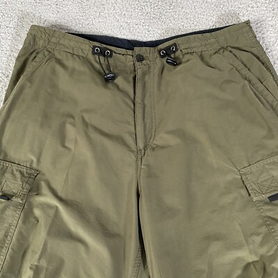 Vintage Utility Brand Cargo Rave Pants Men 38x31 Green