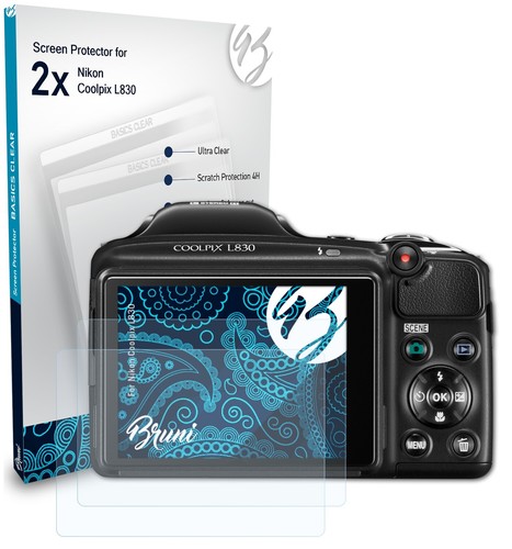 AtFoliX Protection Écran Hybride 9H Pour Nikon Coolpix L830 - Film Incassable Anti-rayures - Fabriqué En Allemagne