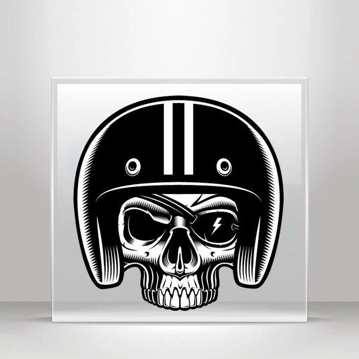 Speed Racer Helmet Sticker