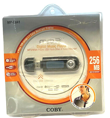 Coby 256 MB MP3 Digital Music Player - NIP