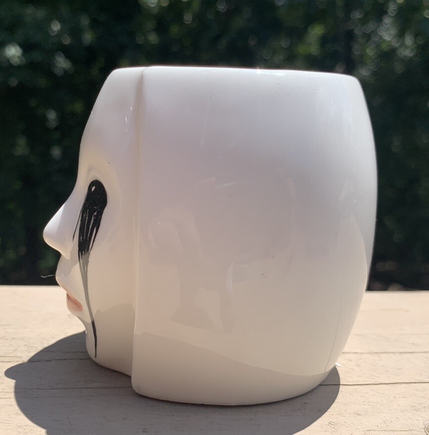 American Horror Story Ceramic Asylum Crying Nun Mug Pen Holder Flower Pot  3" | eBay