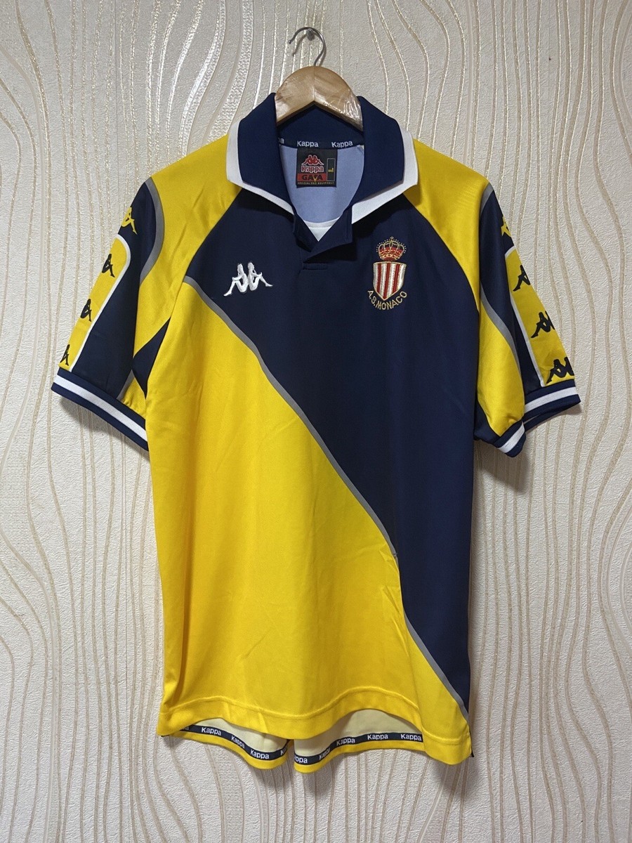 MONACO 1998 1999 AWAY FOOTBALL SHIRT SOCCER KAPPA sz L MEN VINTAGE