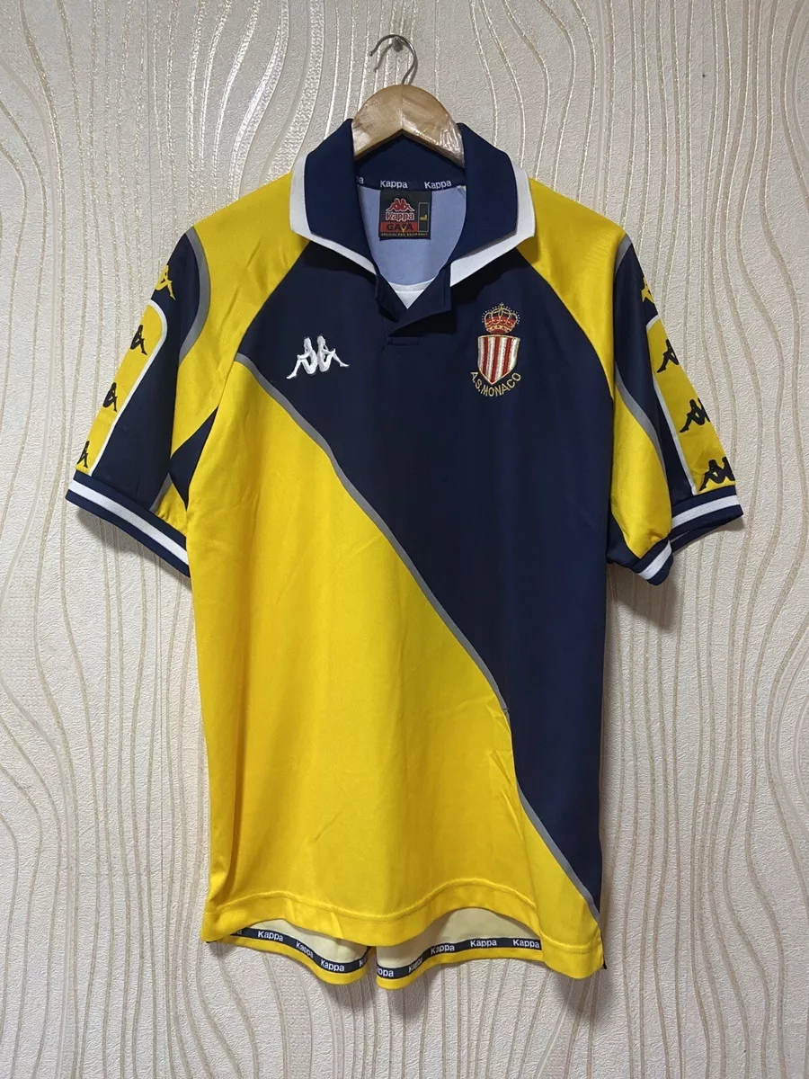 filthy kreativ Diverse varer MONACO 1998 1999 AWAY FOOTBALL SHIRT SOCCER KAPPA sz L MEN VINTAGE | eBay