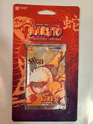 Naruto Coils Of The Snake Blister Booster Pack Naruto Pack Art Bandai 2006  | eBay