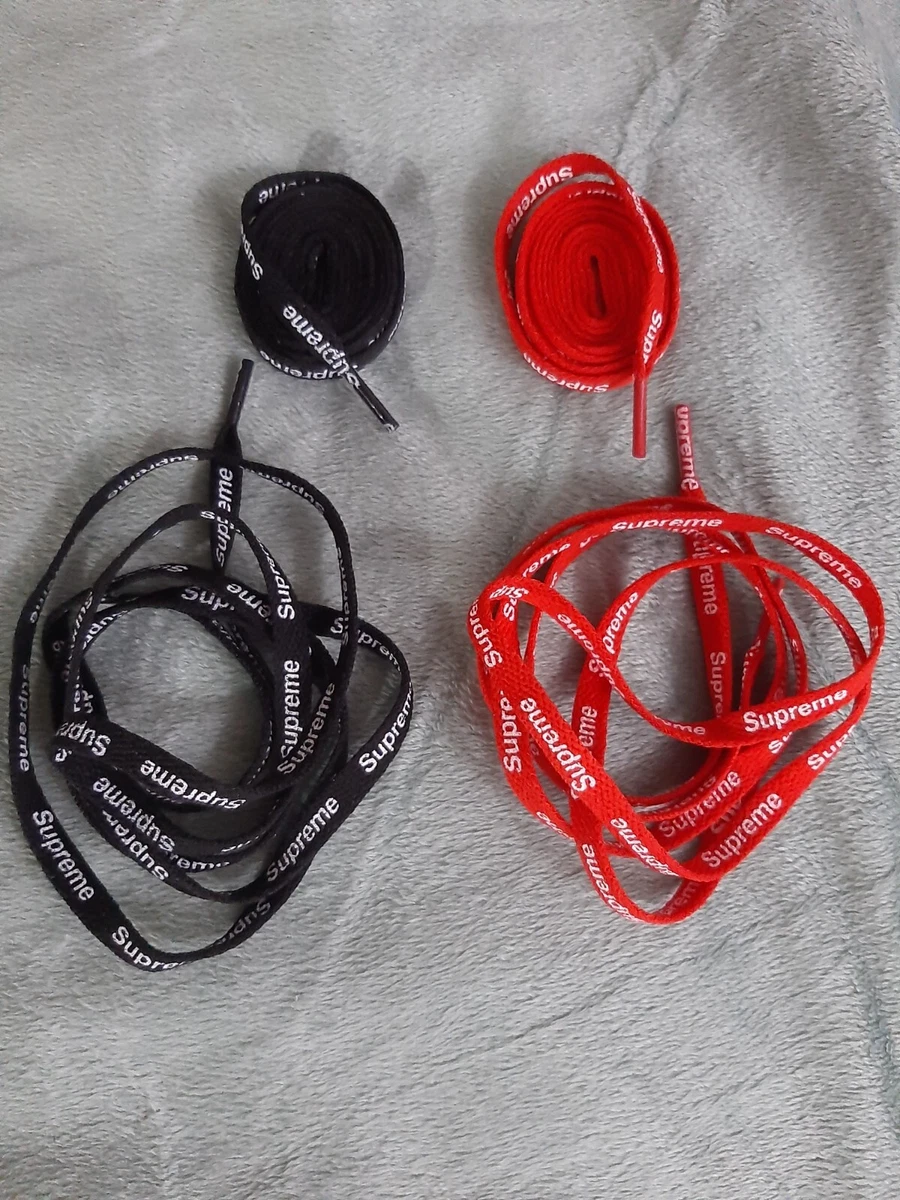 1 Paio Di Lacci Delle Scarpe X Neri E Rossi AJ1 MID Sneakers Lacci Delle Scarpe Lacci Delle Scarpe Di Qual&agrave; Alla Moda 120/140/160CM Accessori Per Scarpe