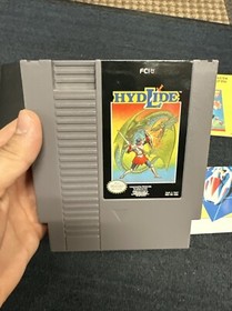 Hydlide (Nintendo Entertainment System, NES) Complete In Box CIB With Poster