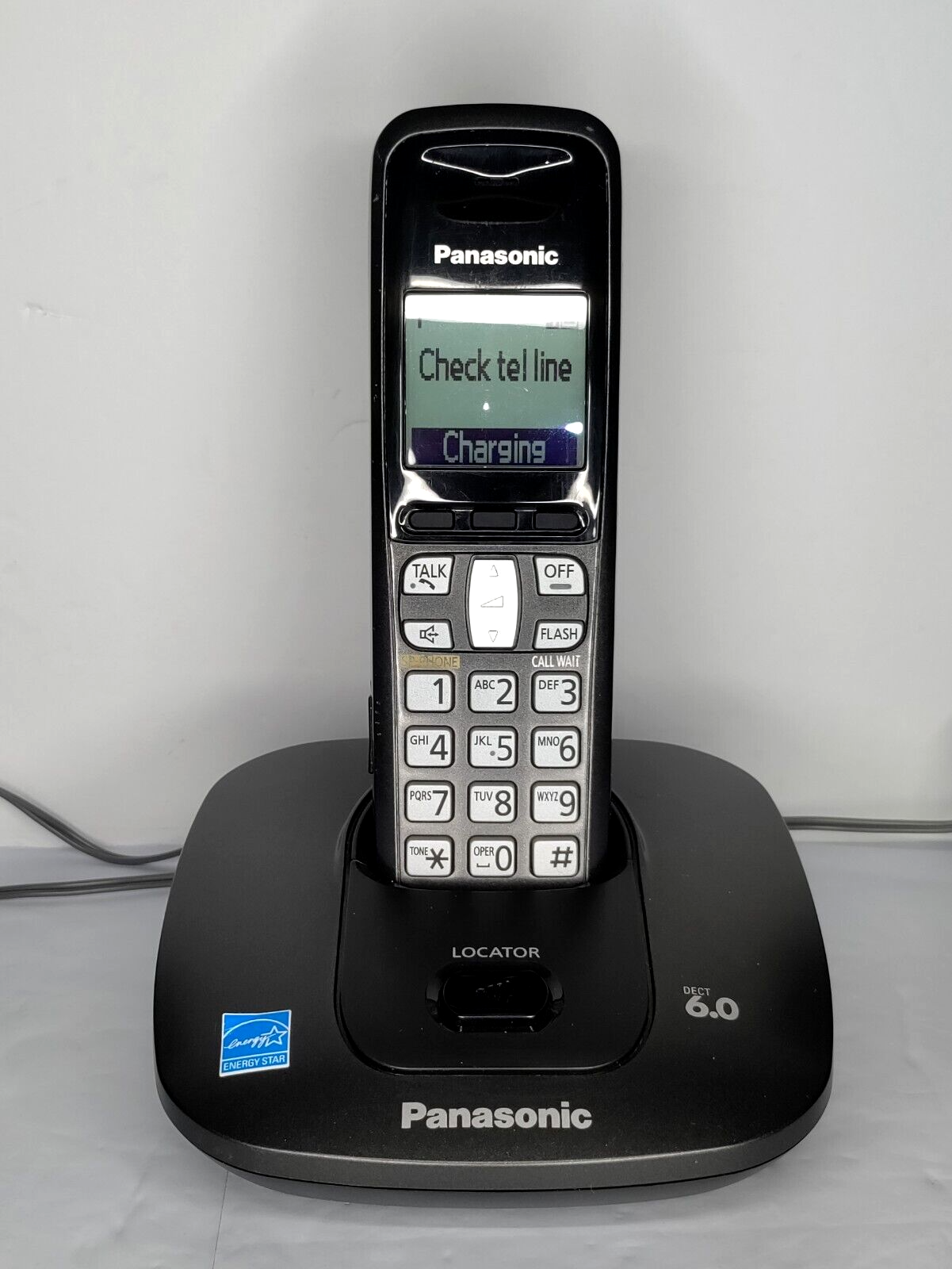 Panasonic KX-TG6413T Dect 6.0 Digital Cordless Phone Set (3) KX-TG6411 ...