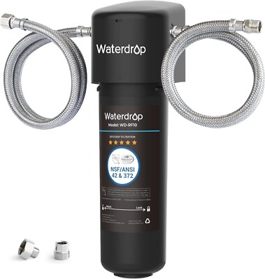 Waterdrop 10UA Under Sink Water Filter System, Direct Connect to Kitchen Faucet
