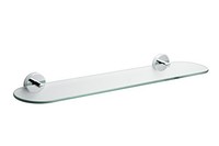 Croydex Qm741441 Romsey Glass Shelf 53 X 590 X 135 Mm Silver Easy To Fit High Ne Croydex Qm741441 Romsey Glass Shelf 53 X 590 X 135 Mm Silver Easy To Fit High Ne