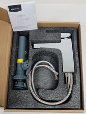 Amazon Basics Single-Handled Modern Bathroom Faucet, Polished Chrome