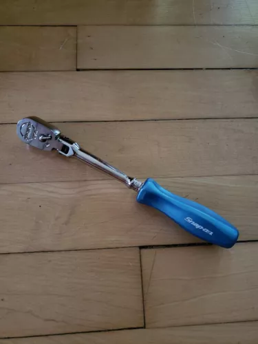 *NEW* Snap On THLFD72 PEARL BLUE  Hard Handle 1/4" Flex Head Ratchet FREE SHIP