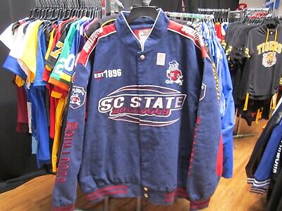 South Carolina State Bulldogs Racing Jacket Fraternity Black College HBCU Mens Big /& Tall Jacket