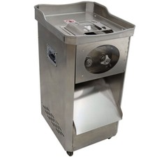 110V 4mm Commercial Meat Cutter Stainless Steel Meat Slicer 300kg/h