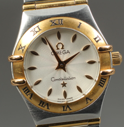 Full Set [Near MINT] OMEGA Constellation 1262.30 18KT Gold Mop Qz Ladies Watch - Picture 1 of 11