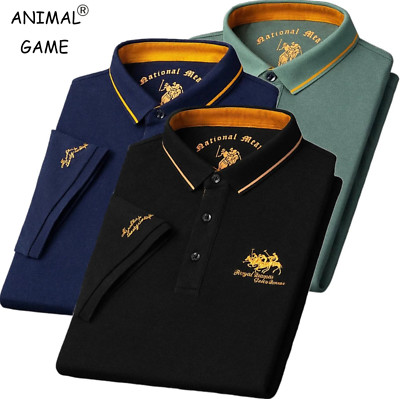 Herren Poloshirt POLO Shirt T-Shirt Kurzarm Zipper Hemd Fashion Polohemd NEU