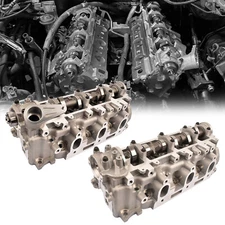 Left & Right Cylinder Head Fits 1988-1995 Toyota 4Runner Pickup 3.0L SOHC 3VZE