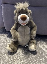 Walt Disneys 12" Grey Jungle Book's Baloo Plush Figure