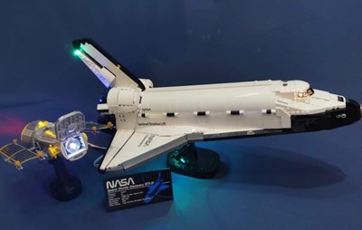 Brickstars LED Lighting Kit for Lego 10283 Icons NASA Space Shuttle Discovery...