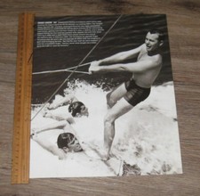NATIONAL ENQUIRER Johnny Carson original ONE page PHOTO + text