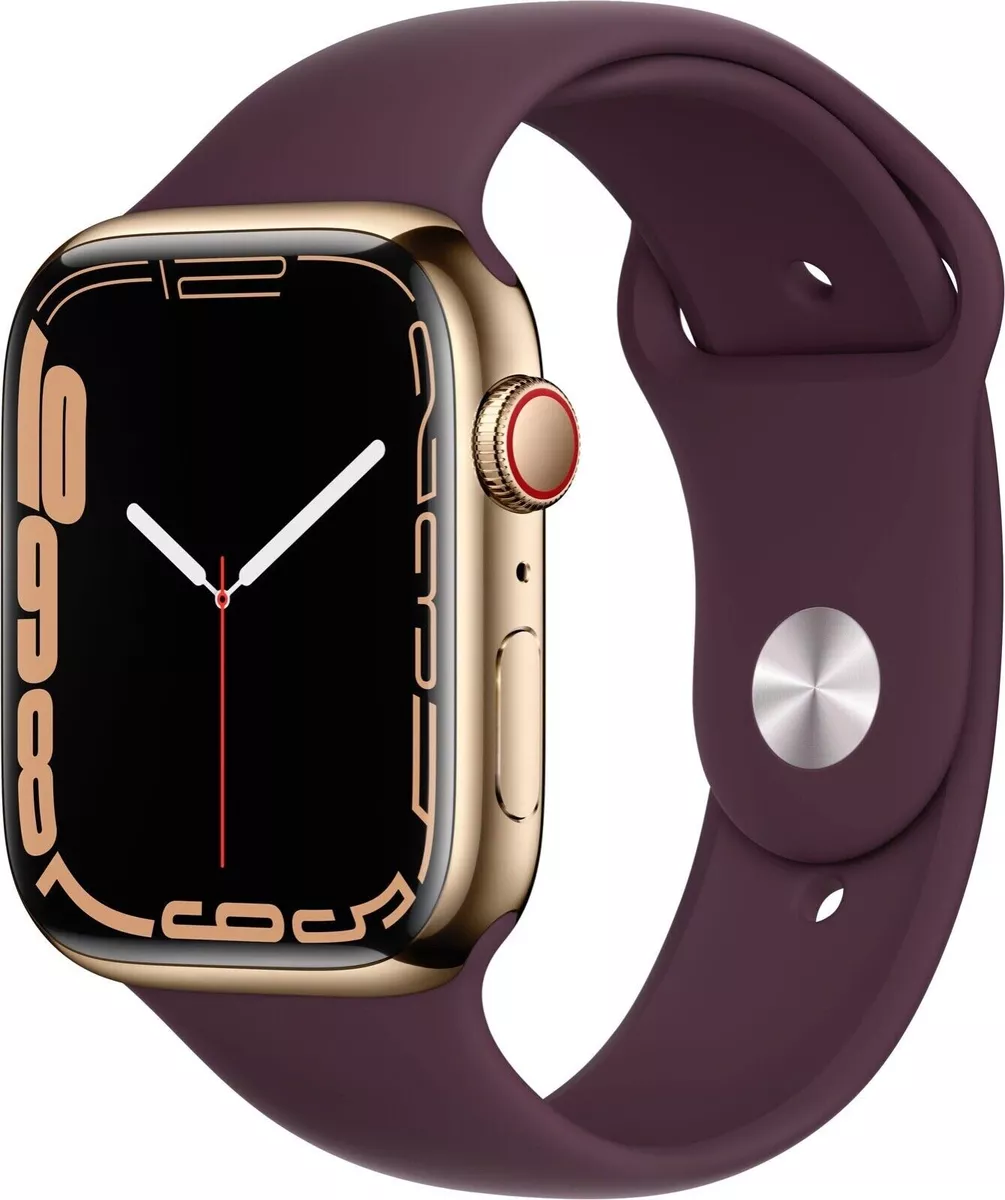 Apple Watch Series 7 41mm Gold Stainless Steel Case GPS Cellular