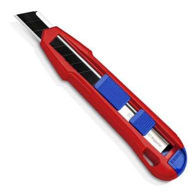 KNIPEX 9010165 - CutiX  Universalmesser mit Stabilisierungsschiene, Profi Cutter