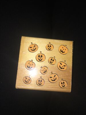 Halloween Kürbis Gummistempel