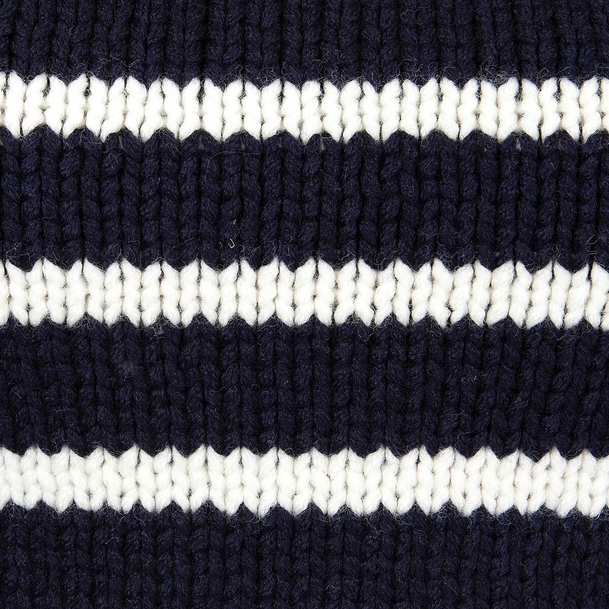 66768 auth CHRISTIAN DIOR navy & ivory wool 2022 STRIPED