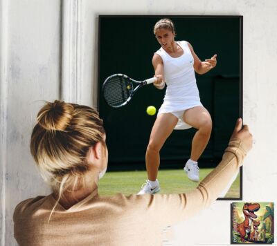 Tennisstar Sara Errani Foto/Poster bis 30 Zoll