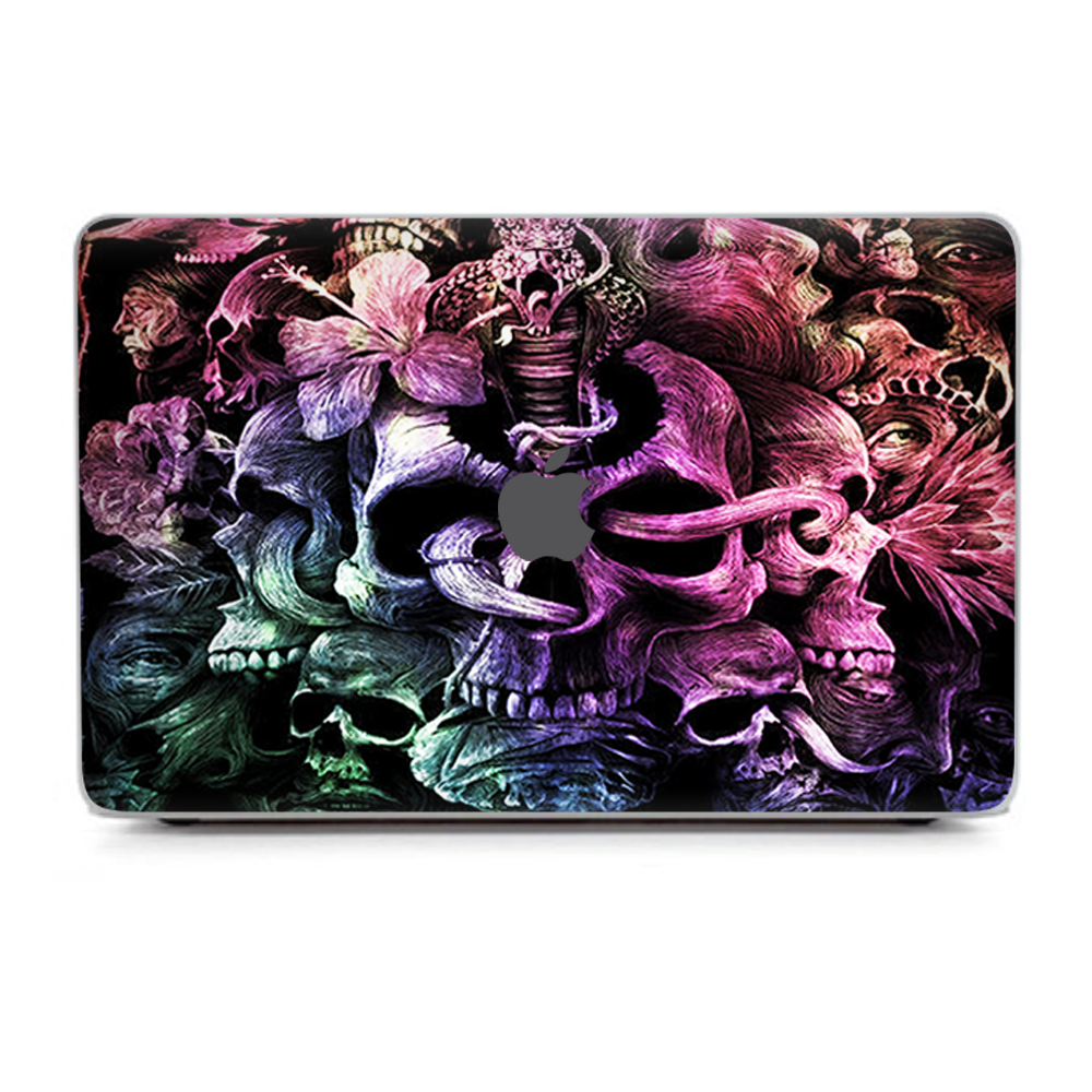 Skin Decal Wrap pour MacBook Pro 13 Retina Touch Skull Art Creepy