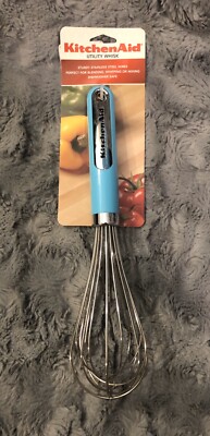 KitchenAid Stainless Steel Prep Whisk, Aqua Sky New with Tags