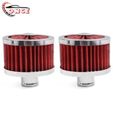 2pcs Extra Flow 1 To 1-14 Push In Valve Cover Baffle Breather Vent Filters