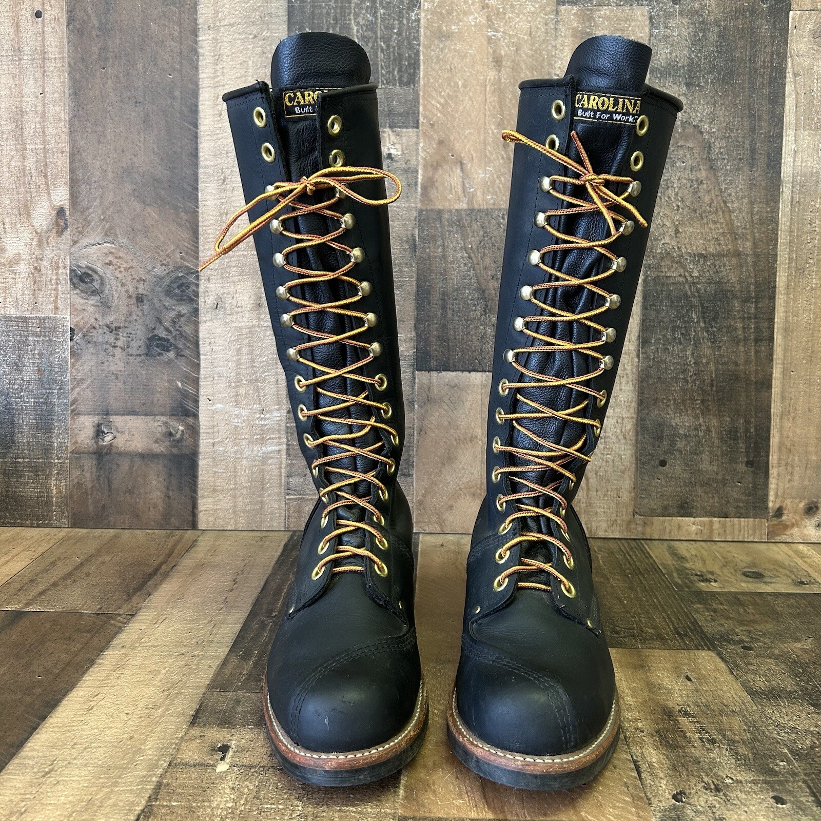 Carolina 923 Vintage Pole Climber Linesman Logger 16" Work Boots Mens