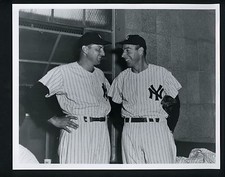Joe Dimaggio & Tommy Henrich Press Photo Donald Wingfield Sporting News Yankees