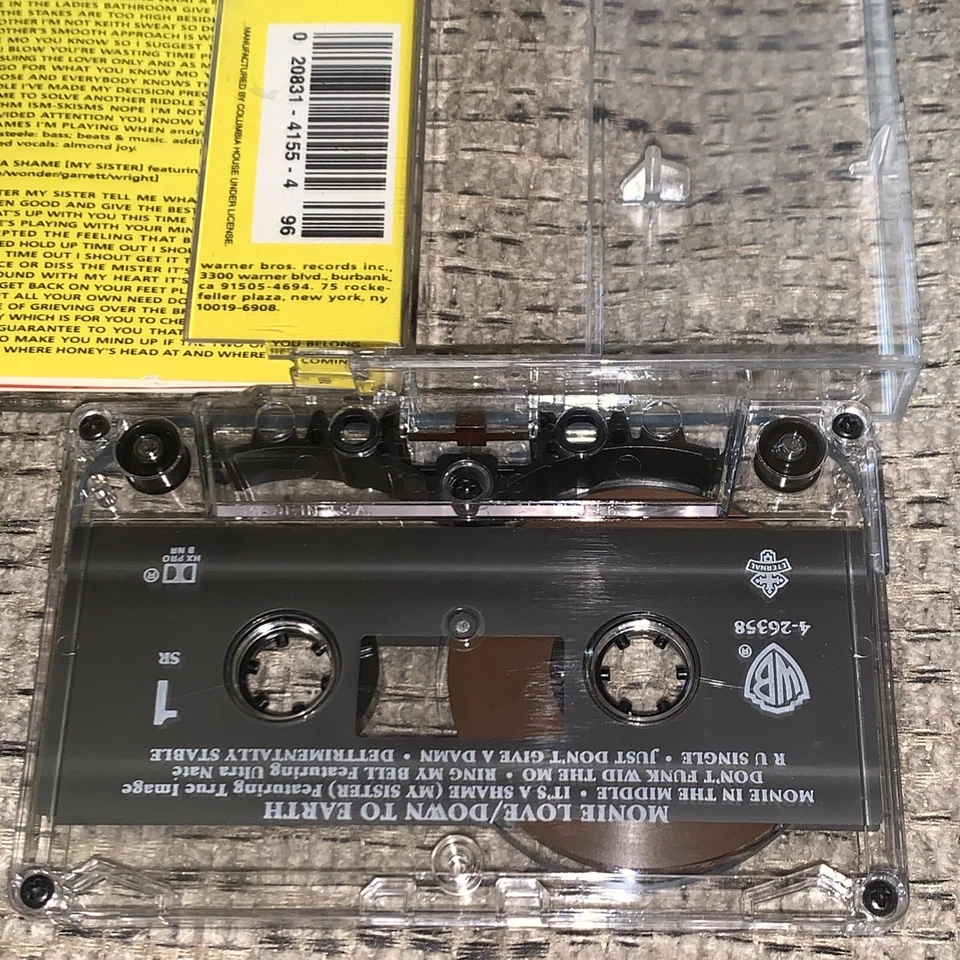 Down to Earth by Monie Love (Cassette, 1990) Rare Foto 3 de 3