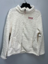 Free Country Full Zip Ivory Sherpa Lightweight Jacket Girls Size 20.5 / XXL