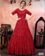 Red Party Gown For Women free shipping