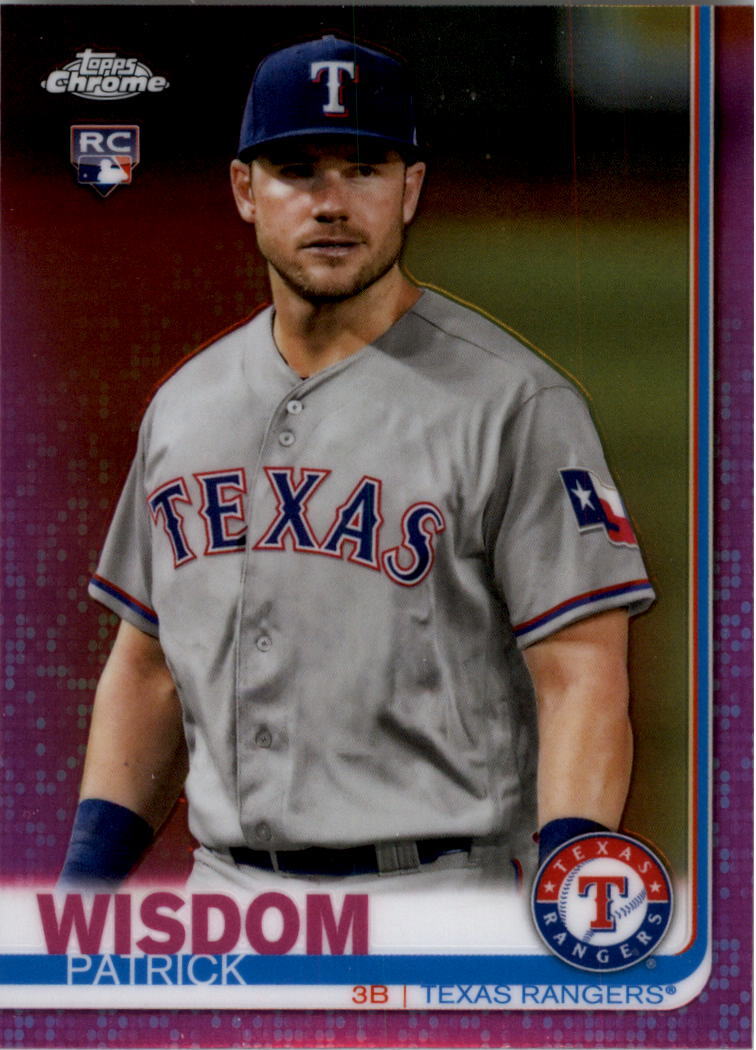 2019 Topps Chrome Pink Refractors #146 Patrick Wisdom
