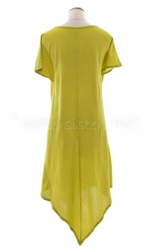 WATERSISTER Cotton Gauze ROXIE TUNIC Long Top V-Hem Dress 1(M/L) oh my COLORS - Picture 14 of 28