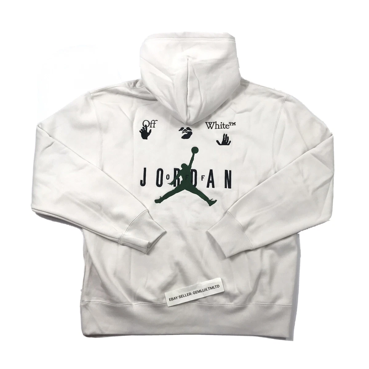 JORDAN OFF-WHITE PULLOVER HOODIE Mサイズ