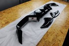 VW Golf R MK7 Gloss Black Rear Diffuser Lip Valance Spoiler Splitter Body Kit