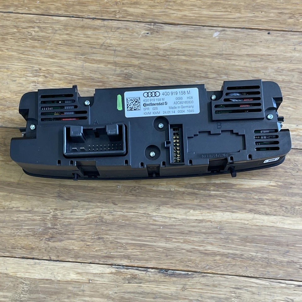 Interruptor de control de temperatura de calefacción de aire acondicionado Audi RS7 2012-2016 FABRICANTE DE EQUIPOS ORIGINALES 4G0919158M Foto 4 de 4