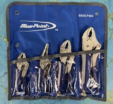 Blue Point Kit Bsglp404 4 Pc Soft Grip Locking Pliers Set W Pouch Out Of Box