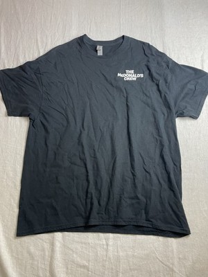 McDonald's As Featured In Crew Black Mens 2XL Movie Promo Crewneck T-Shirt