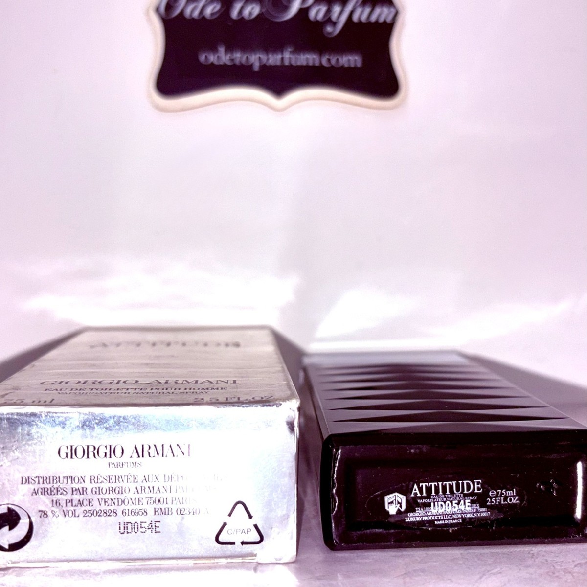 Giorgio Armani ATTITUDE 2.5oz Eau de Toilette Spray Cologne Men