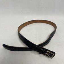 Grain Leather Tooled Southwest Western Women  s Belt Black 39  To 44  Rodeo USA