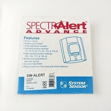 System Sensor SW-ALERT Strobe White Housing Amber Lens 12 / 24 Vdc Horn Chime