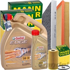 MANN INSPEKTIONSPAKET+6L CASTROL 5W30 MOTORÖL passend für MERCEDES W169 W245 CDI MANN INSPEKTIONSPAKET+6L CASTROL 5W30 MOTORÖL passend für MERCEDES W169 W245 CDI